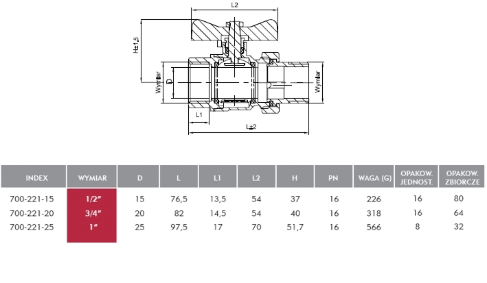 Valvulë bronzi KFA 3/4" (700-221-20)