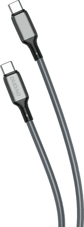 Kabllo Dudao USB USB- B - USB-C 1 m, e argjendë