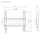 Mbajtëse statike për TV Brateck KL31-22F, 23"-43", 45 kg