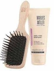 Set flokësh Marlies Moller Marine Moisture, furçë skalpi, shampo pa silikon 100ml