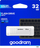 Flash Drive GoodRam UME2 32GB USB 2.0 (UME2-0320W0R11), i bardhe