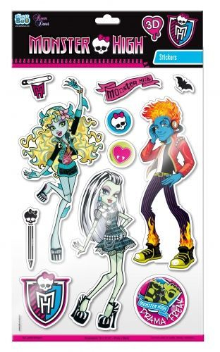 Ngjitëse me figura 3D BOO Monster High (DECLIC301)
