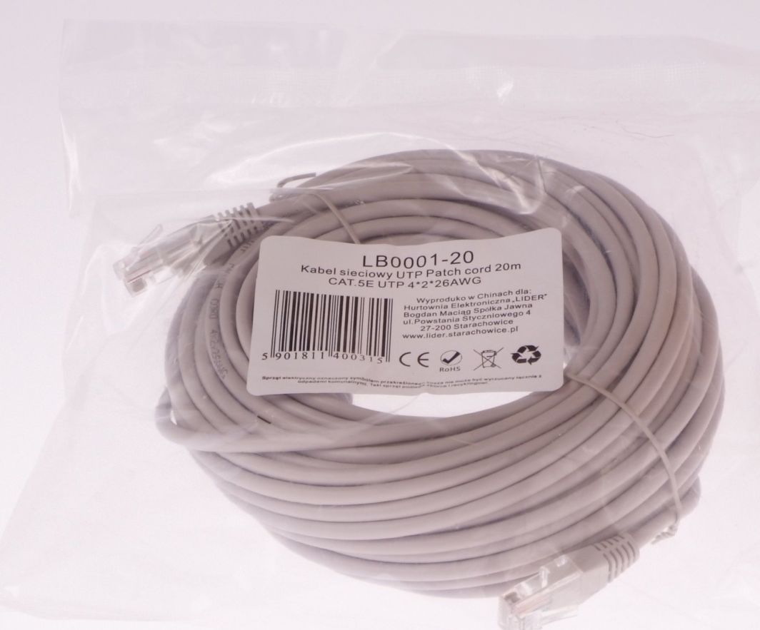 Kabëll Libox UTP CAT.5E UTP 4x2x26 AWG, 30 m