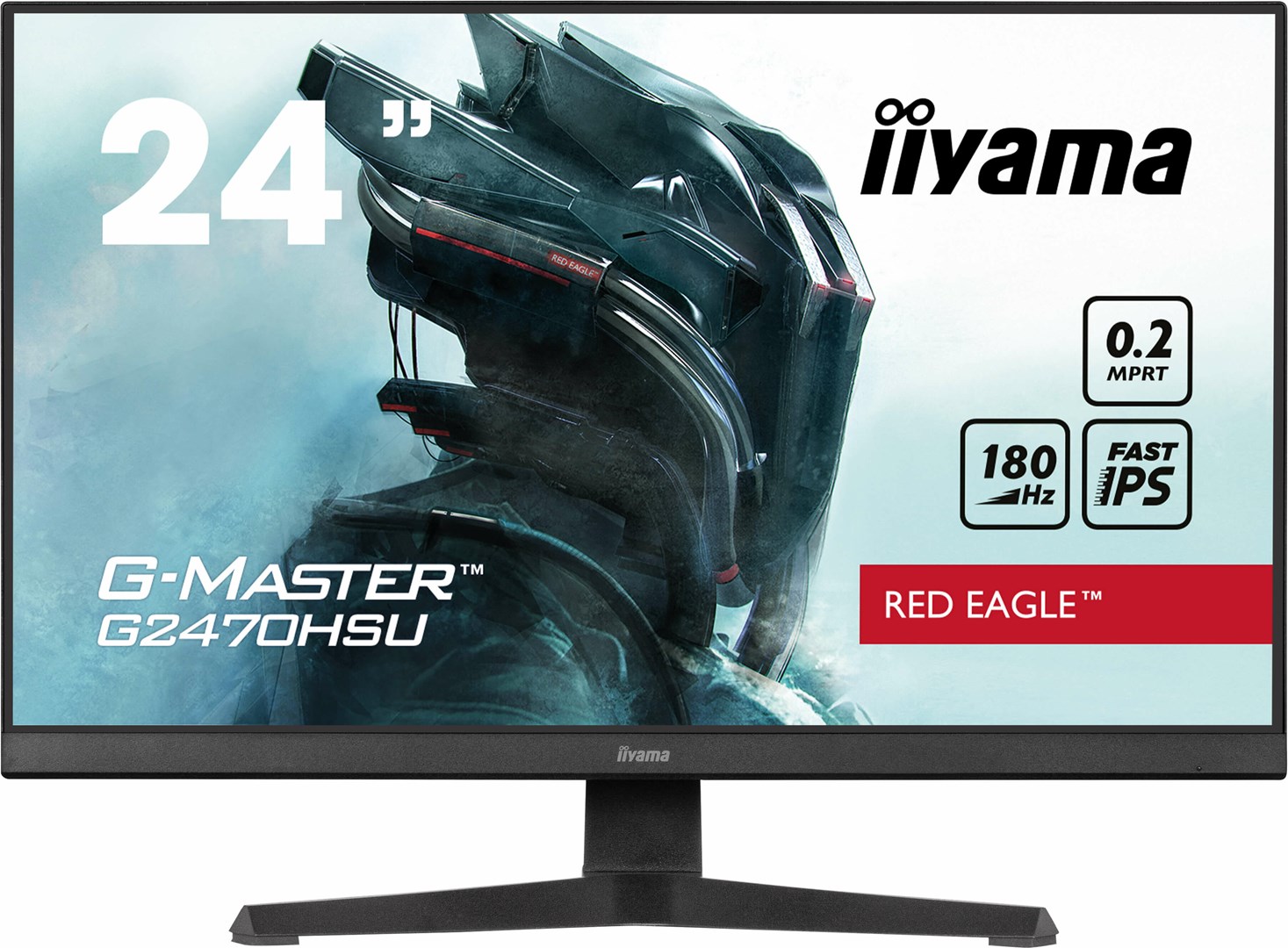 Монитор iiyama G-MASTER G2470HSU-B6, 23.8", 1920 x 1080, 180 Hz, i zi
