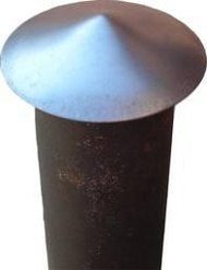 Mbulesë metalike për shtyllë rrethimi, 110 mm