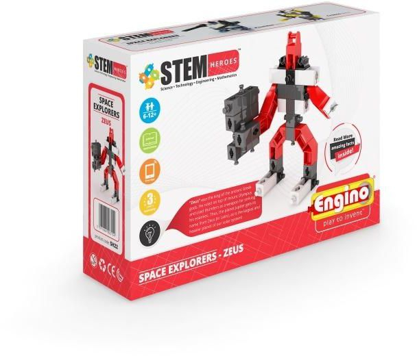 Lodër ndërtimi Engino STEM Heroes - Zeus Space Explorer