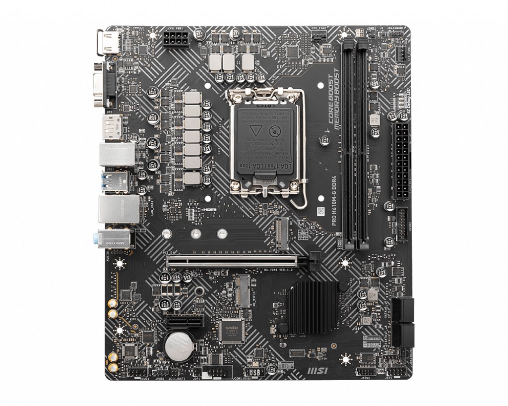 Pllakë amë MSI PRO H610M-G DDR4 Intel H610 LGA 1700 micro ATX