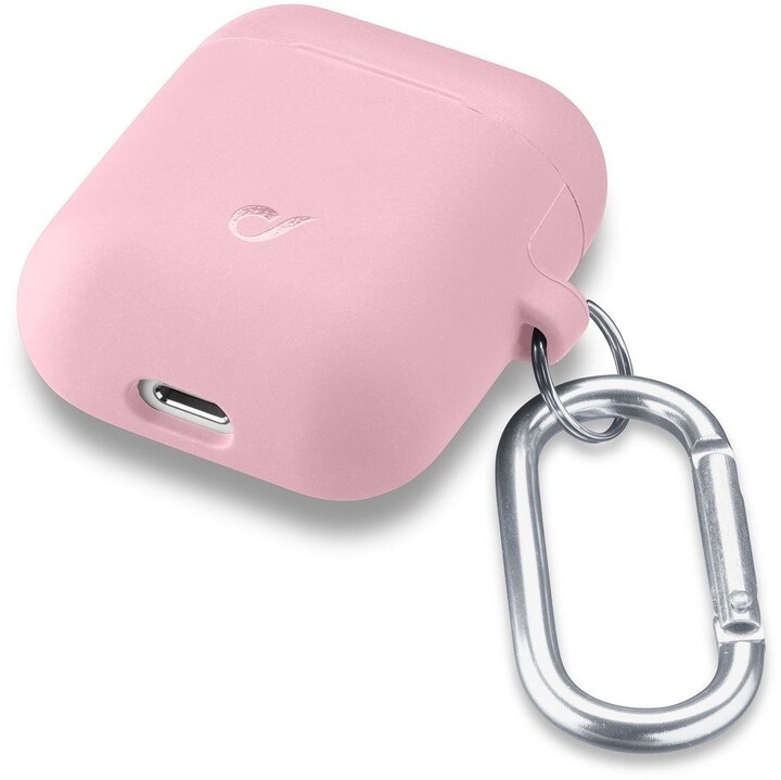Mbrojtëse CellularLine për Apple AirPods, rozë