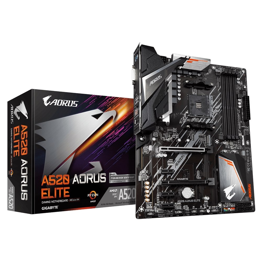 Gigabyte A520 AORUS ELITE AM4 ATX Матична Плоча