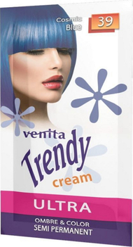 Ngjyrë për flokë Venita Trendy Ultra 39, 35ml, e kaltër Ngjyrë për flokë Venita Trendy Ultra 39, 35ml, e kaltër