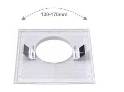 Grilë për filter 215 x 215 mm fi100mm, e bardhë (117)