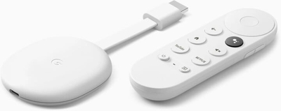 Qendër multimediale Chromecast 4 HD s Google TV, e bardhë