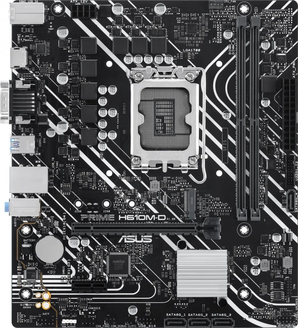 Pllakë amë Asus PRIME H610M-D