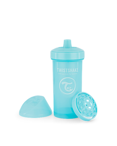 Shishe Twistshake Kid Cup, Blu Pastel, 12+muaj, 360ml