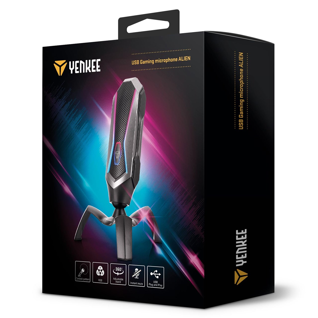 Mikrofon USB YENKEE ALIEN YMC 1060, për PC