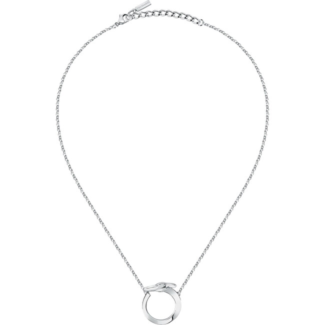 Qafore për femra Trussardi T-Heritage TJAXB02, 45 cm, e argjendtë