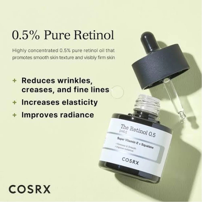 Vaj për fytyrë Cosrx The Retinol 0.5 Oil, 20 ml
