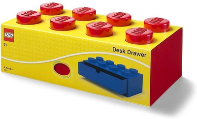 Kuti tavoline LEGO, me sirtar, (8), e kuqe