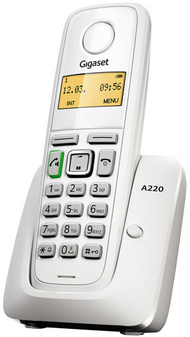 Telefon Gigaset A220, i bardhë Telefon Gigaset A220, i bardhë
