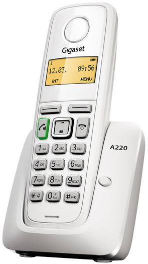 Telefon Gigaset A220, i bardhë