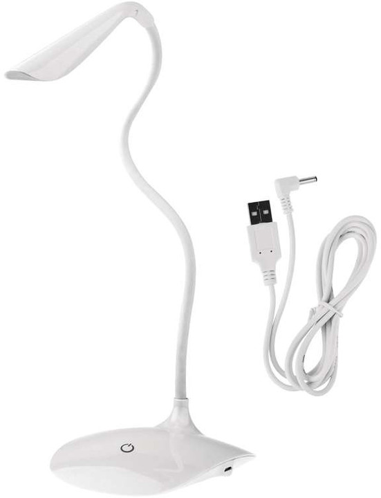 Llambë Emos LED D08, me USB, e bardhë