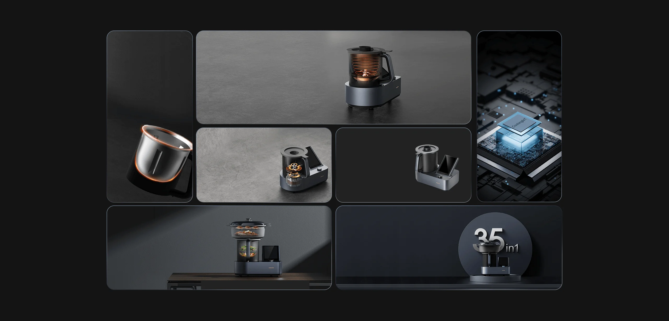 Xiaomi Smart Cooking Robot 1700W | Robot për Gatim