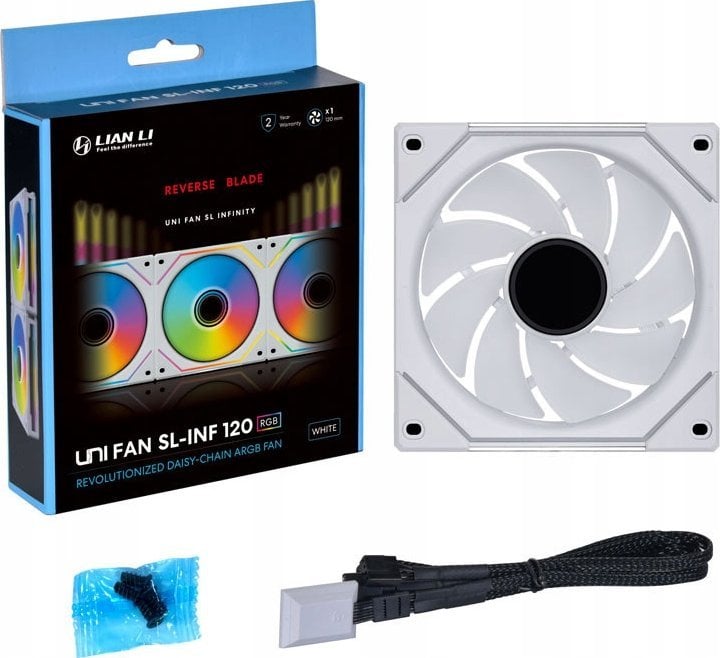 Ftohës Lian Li UNI SL-INF 120 RGB Reverse Blade, 120 mm