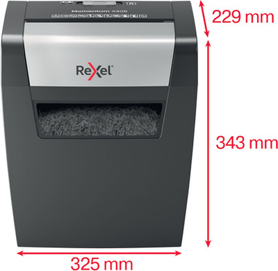 Grirëse për letra Rexel Momentum X406