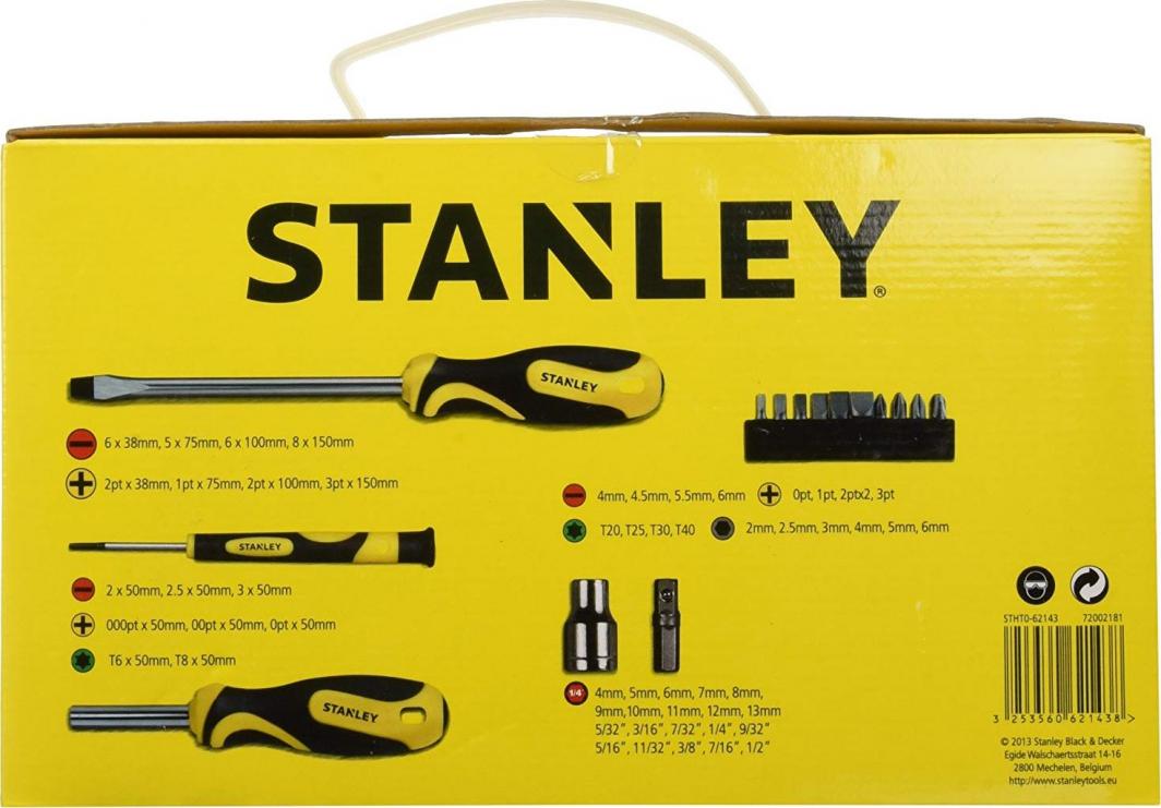  Set kaçavidash Stanley, 57 elemente (STHT0-62143)