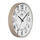 Orë muri MPM Quality Horizons E01.4369.23, e bardhë/bezhë