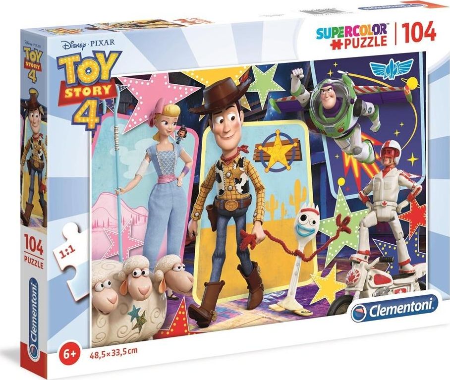 Puzzle Clementoni Super Color Toy Story 4, 104 copë 