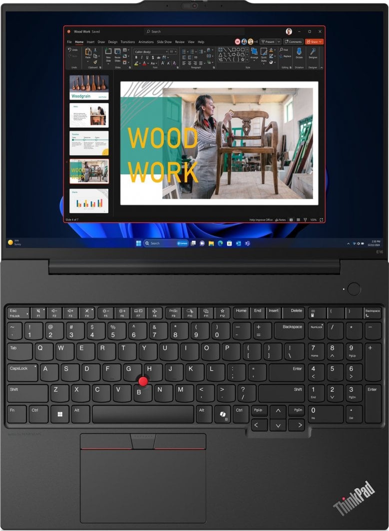 Laptop ThinkPad E16 G2, 16", Ryzen 5 7535HS, 16GB RAM, 512GB SSD