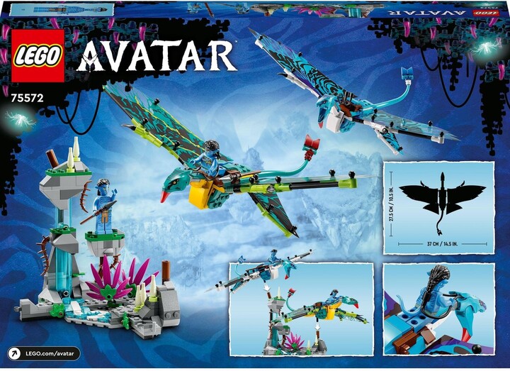 Set LEGO® Avatar 75572 Jake and Neytiri: The first flight of the banshee, 572 pjesë