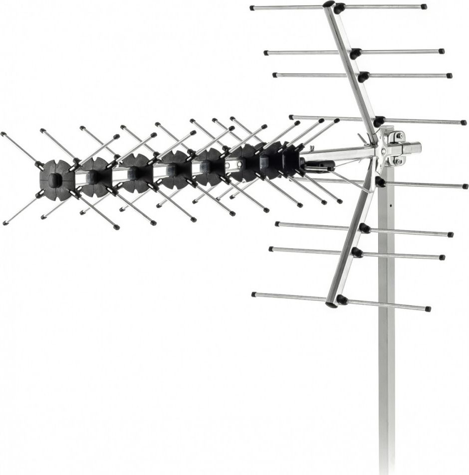Antenë e jashtme RTV Sencor SDA 611 DVB-T2/T Gain 12dB, Imp 75OHm, 4G LTE-SDA 611, e zezë