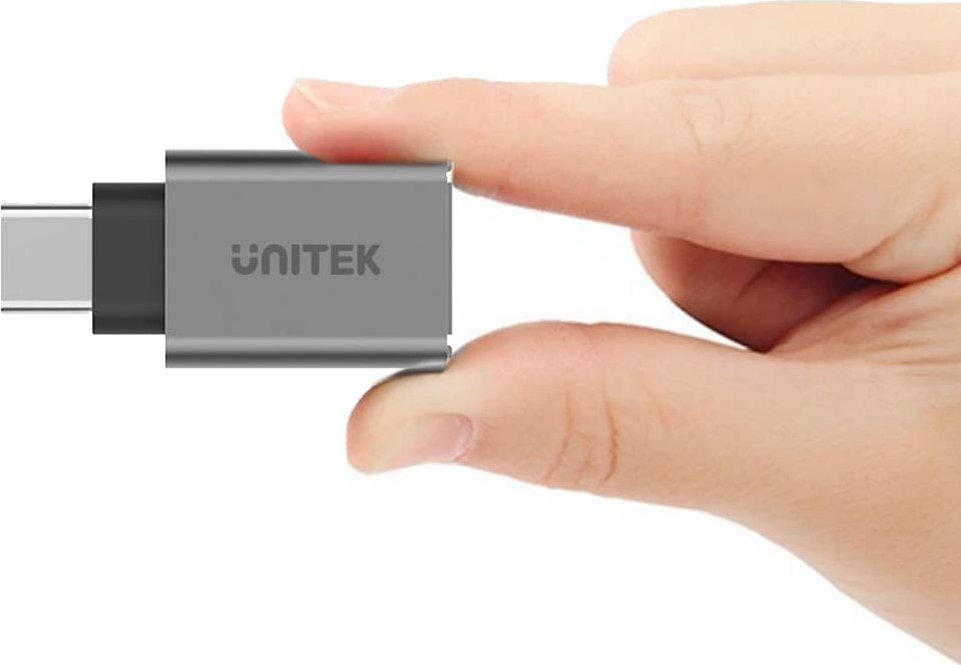 Адаптер USB A - USB C, сив