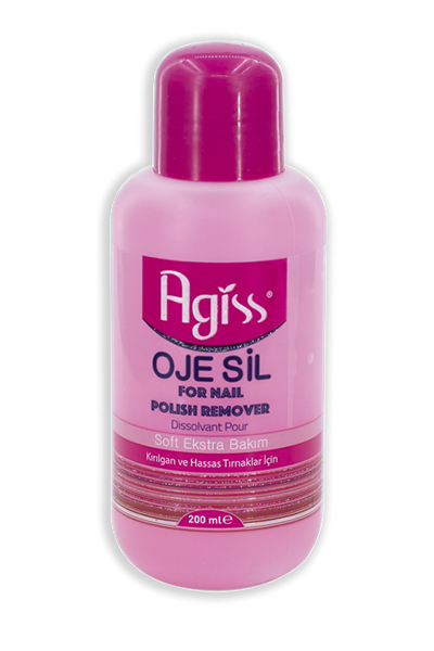 Aceton për thonjë Agiss Extra Care Soft, 200 ml