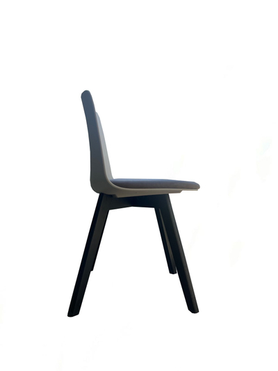 Karrige Donito D-PVC, 85x49x52cm, të zeza/hirtë