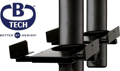 Kllapa muri për altoparlantë B-Tech, 2 copë, të zeza