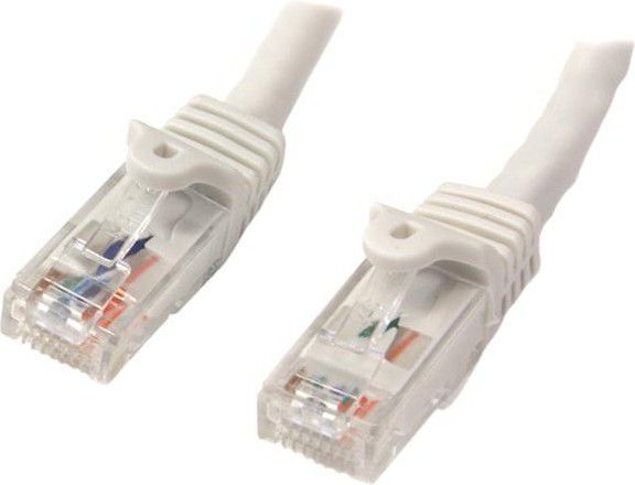 Kabllo StarTech N6PATC5MWH, RJ-45 në RJ-45, 5m, e bardhë