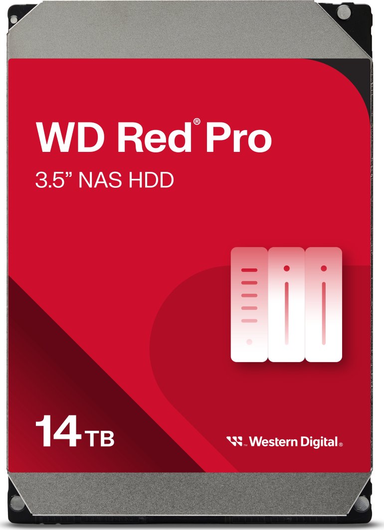 Hard disk HDD WD Red Pro 14TB, 3.5'', SATA III (6 Gb/s) 