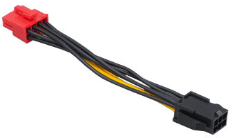 Kabllo përshtatëse AKASA (AK-CB052) PCIe, 6pin në 8pin