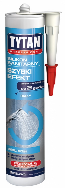 Silikon Tytan Quick Effect, 310ml, i bardhë