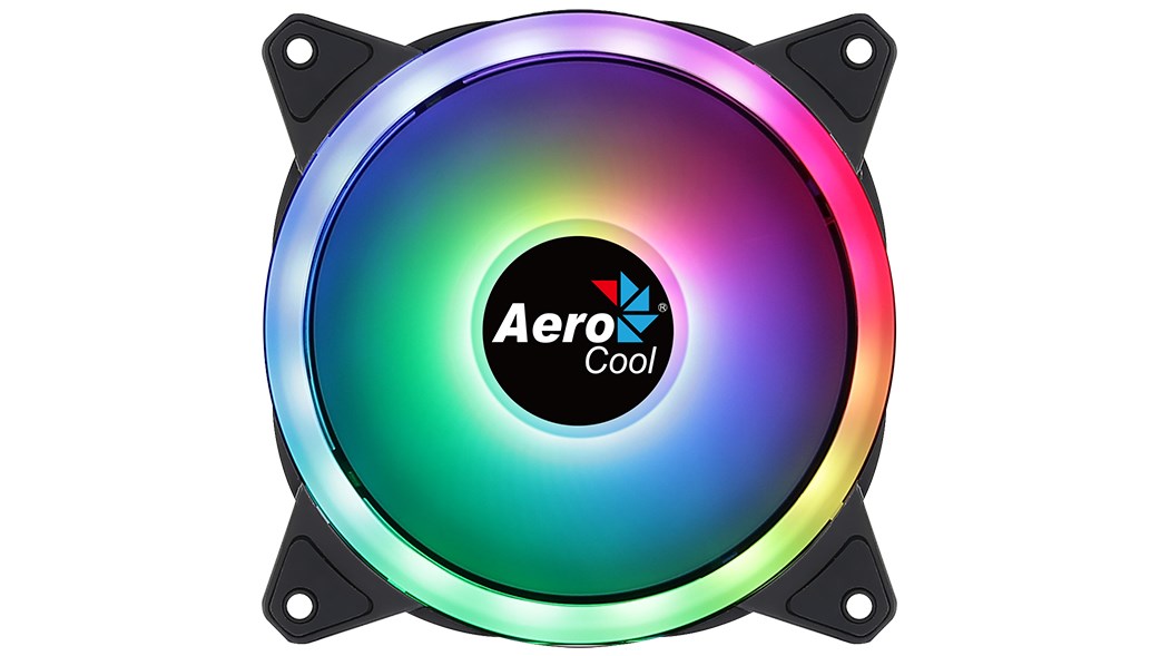 Ftohës Aerocool Duo 12 ARGB, 12 cm, i zi