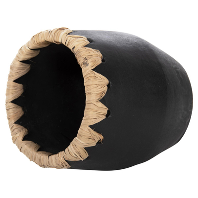 Vazo dekorative Φ13×16 Hcm (HM4368), zezë