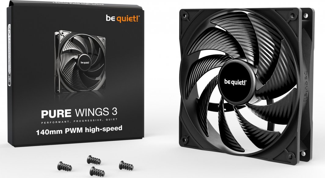 Ftohës be quiet! Pure Wings 3 PWM high-speed, 140 mm
