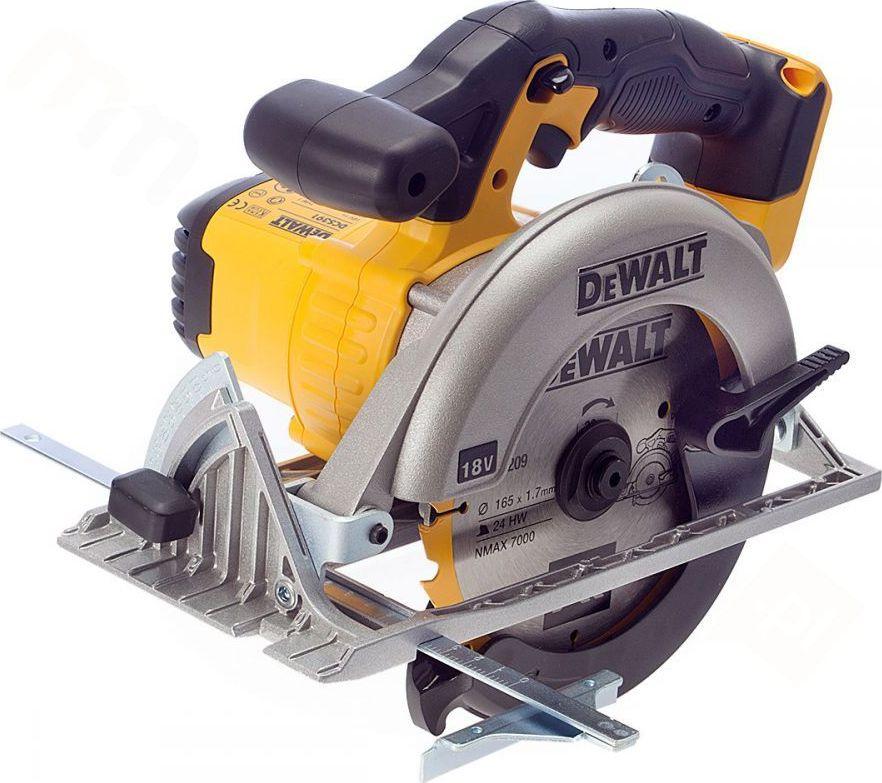 Sharrë rrethore DeWalt DCS391N (DCS391N-XJ), 18V, 165mm, e verdhë