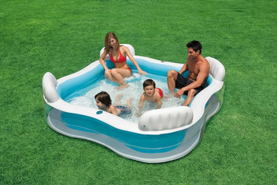 Pishinë Intex Swin Center Family Lounge 56475, 229X229X66cm