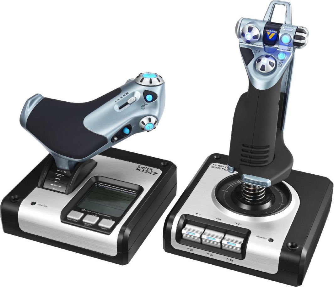 Levë Logitech G Saitek X52, për sistem të kontrollit të fluturimit USB (945-000006)