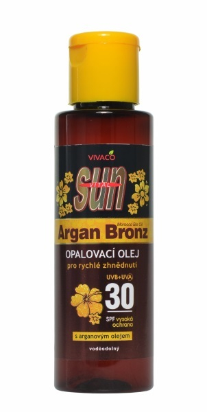 Vaj për nxirje të lëkurës Sun Arga Oil SPF 30, 100 ml