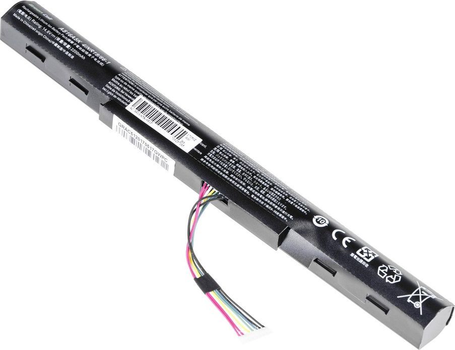 Bateri për laptop Green Cell AS16A5K për Acer Aspire E 15 E15 E5-575 E5-575G E 17 E17 E5-774 E5-774G (AC51)
